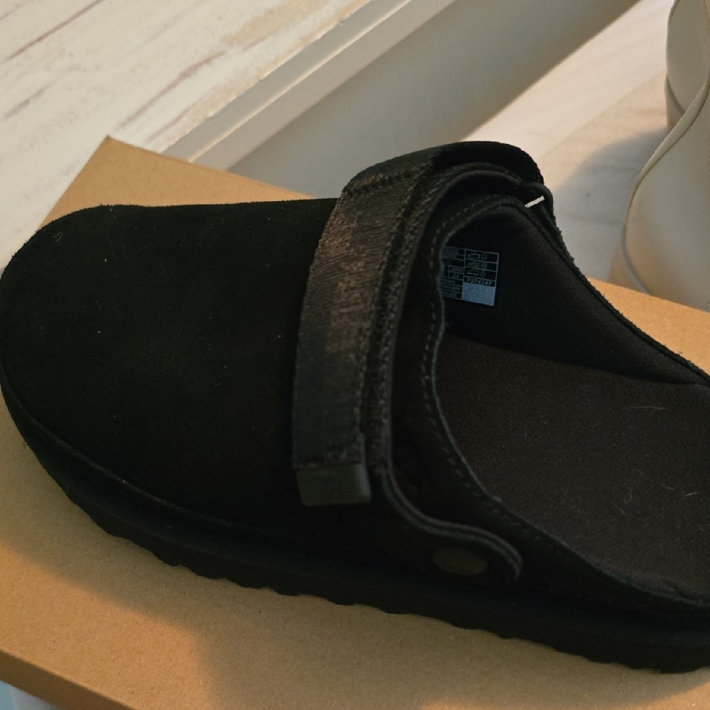 UGG Black Mules & Clogs with Velcro Strap
